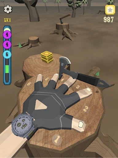 ดาวน์โหลด Knife Finger Game ล่าสุด – เกมท้าทายความเร็ว ดาวน์โหลดฟรี - Screenshot 10