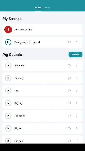 ดาวน์โหลด Pig Sounds ล่าสุด – รวมเสียงหมูสุดสนุก ฟรีบนมือถือ - Screenshot 7