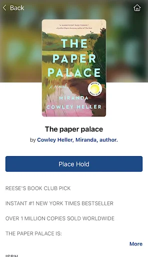 ดาวน์โหลด El Paso Public Libraries เวอร์ชันล่าสุด – จัดการหนังสือฟรี - Screenshot 4