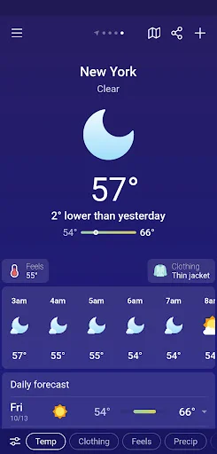 ดาวน์โหลด Weather & Clima ล่าสุด – พยากรณ์อากาศแม่นยำ ใช้งานง่ายฟรี - Screenshot 21