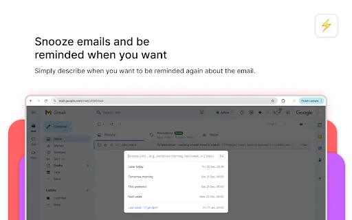ดาวน์โหลด CMDK สำหรับ Gmail – ปรับแต่งคีย์ลัดและฟีเจอร์อัจฉริยะล่าสุด - Screenshot 2