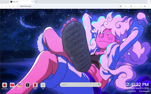 ดาวน์โหลด Luffy Gear 5 Live Wallpaper ล่าสุด – พื้นหลังวันพีชฟรี - Screenshot 3