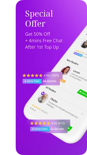 ดาวน์โหลด LifeReader ดูดวงออนไลน์ – แชทกับนักพยากรณ์สดแม่นยำที่สุด - Screenshot 1