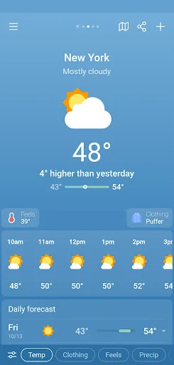 ดาวน์โหลด Weather & Clima ล่าสุด – พยากรณ์อากาศแม่นยำ ใช้งานง่ายฟรี - Screenshot 20