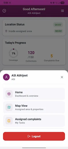 ดาวน์โหลด MCG HARYANA ล่าสุด – ระบบติดตามสุขาภิบาลแบบเรียลไทม์ - Screenshot 3