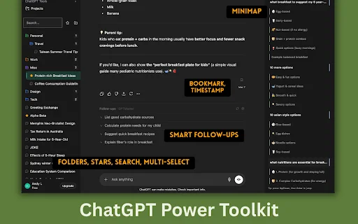 ChatGPT Folders & Tools – จัดระเบียบแชท ChatGPT ให้ทำงานง่ายขึ้น - Screenshot 3
