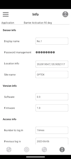 ดาวน์โหลด Virtual Loop ล่าสุด – ตั้งค่าเซนเซอร์ OPTEX OVS-02 ฟรี - Screenshot 6