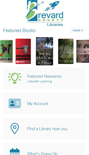 ดาวน์โหลด Brevard County Library-BCL Go ล่าสุด – จัดการหนังสือฟรี - Screenshot 1