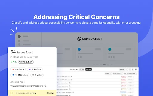 ดาวน์โหลด TestMu AI Accessibility DevTools – เครื่องมือตรวจสอบเว็บช่วยการเข้าถึงที่ดีที่สุด - Screenshot 3