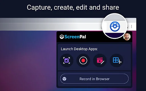 ScreenPal: บันทึกหน้าจอและตัดต่อวิดีโอฟรี ใช้งานง่ายที่สุด - Screenshot 1