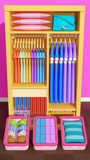 ดาวน์โหลด Fill Closet: Organizing Games ล่าสุด – เกมจัดของ ASMR ฟรี - Screenshot 1