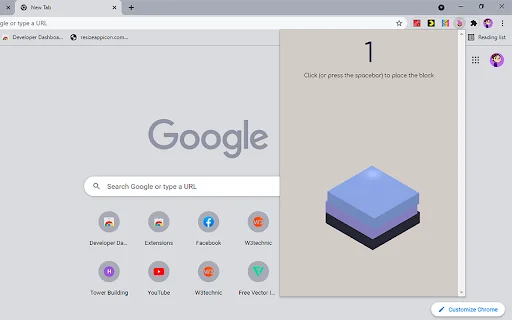 ดาวน์โหลด Tower Stacking Blocks Challenge ฟรี – เกมต่อบล็อกสุดมันส์บน Chrome - Screenshot 1