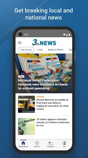 ดาวน์โหลด News3LV KSNV ข่าวลาสเวกัสล่าสุด – อัปเดตสภาพอากาศและกีฬาทันใจ - Screenshot 1