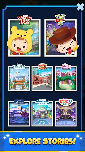 ดาวน์โหลด Disney Pop Town ล่าสุด – เกมจับคู่พัซเซิลแสนสนุกธีมดิสนีย์ฟรี - Screenshot 6