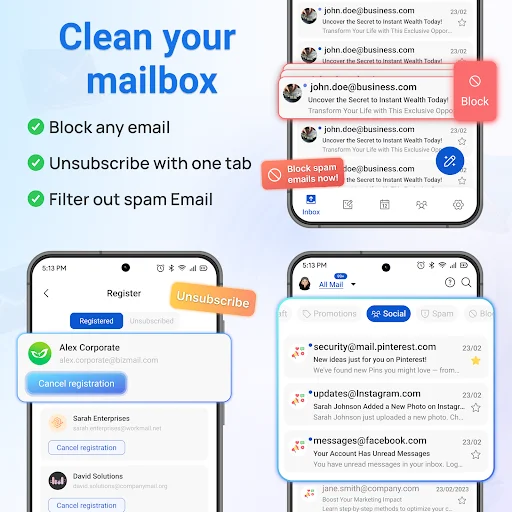ดาวน์โหลด AI Email, Mail Cleaner – Maily แอปจัดการอีเมลอัจฉริยะล่าสุด - Screenshot 3