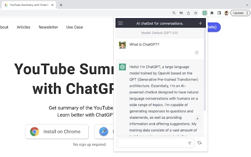 YouTube Summary & ChatGPT by Glasp: สรุปวิดีโอฟรีด้วย AI - Screenshot 2