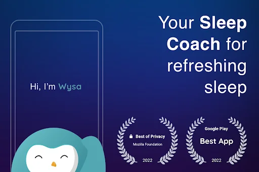 ดาวน์โหลด Wysa แอปช่วยนอนหลับและทำสมาธิฟรี – คลายเครียดได้ดีที่สุด - Screenshot 1