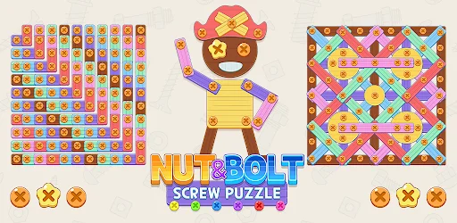 ดาวน์โหลด Screw It Out: Wood Puzzle เวอร์ชันล่าสุด – เกมไขปริศนาสุดสนุก - Screenshot 1