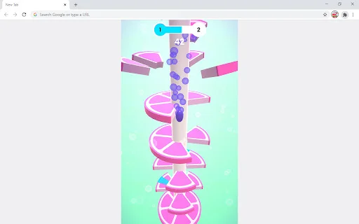 ดาวน์โหลด Helix Fruit Jump Arcade Game ฟรี – เกมกระโดดสุดสนุกบน Chrome - Screenshot 2
