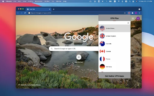 ดาวน์โหลด VPN Plus Chrome ฟรี – ส่วนขยาย VPN ที่เร็วและปลอดภัยที่สุด - Screenshot 1
