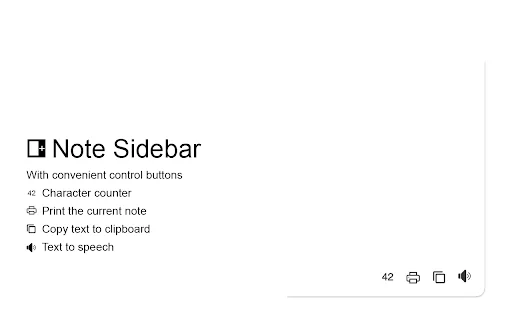 ดาวน์โหลด Note Sidebar ส่วนขยายจดบันทึกยอดนิยม บันทึกข้อมูลได้ทันทีบนเบราว์เซอร์ - Screenshot 2