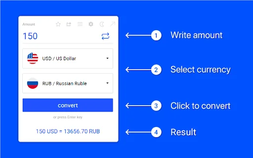 Currency Converter PRO – เครื่องมือแปลงค่าเงินฟรี ใช้งานง่ายบน Chrome - Screenshot 2