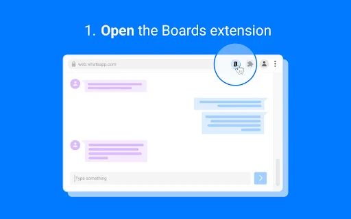 ดาวน์โหลด Boards ส่วนขยาย Chrome – จัดการคอนเทนต์ธุรกิจได้ในคลิกเดียว - Screenshot 2