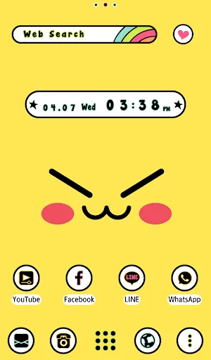 ดาวน์โหลด Cute Expressions Theme +HOME ฟรี – ปรับแต่งหน้าจอให้คิ้วท์สุดๆ - Screenshot 2