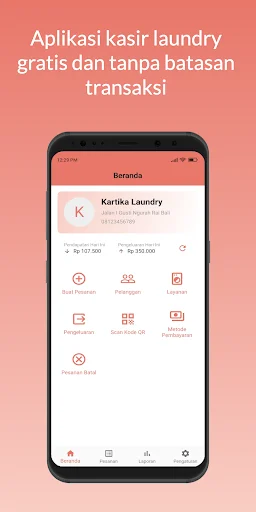 ดาวน์โหลด Laundry POS App ล่าสุด – ระบบจัดการร้านซักรีดฟรี ใช้งานง่าย - Screenshot 1