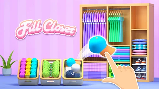 ดาวน์โหลด Fill Closet: Organizing Games ล่าสุด – เกมจัดของ ASMR ฟรี - Screenshot 8