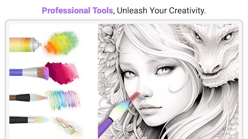 ดาวน์โหลด InColor™ ล่าสุด – ระบายสีรูปภาพ AI และผ่อนคลายฟรี - Screenshot 12