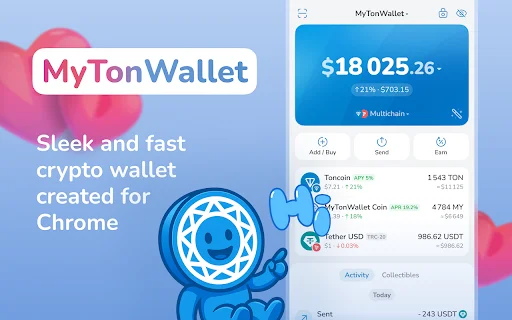 ดาวน์โหลด MyTonWallet ล่าสุด – กระเป๋าเงิน TON และ TRON ที่เร็วและปลอดภัย - Screenshot 1
