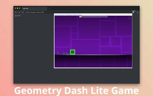 เล่นเกม Geometry Dash Lite บน Chrome – เกมจังหวะสุดมันส์ ฟรี! - Screenshot 3