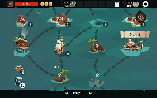 ดาวน์โหลด Pirates Outlaws ล่าสุด – เกมการ์ดแนว Roguelike สุดมันส์ - Screenshot 10