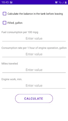 ดาวน์โหลด Fuel calculator ล่าสุด – คำนวณอัตราสิ้นเปลืองน้ำมันฟรี - Screenshot 7