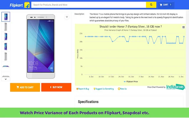 ดาวน์โหลด Price Tracker ล่าสุด – เช็คประวัติราคาและแจ้งเตือนราคาลด ฟรี - Screenshot 4