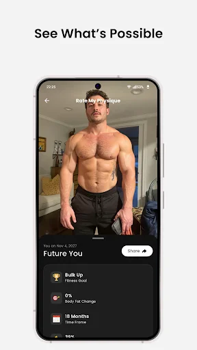 ดาวน์โหลด Rate My Physique ล่าสุด – ติดตามรูปร่างและพัฒนาการฟรี - Screenshot 3