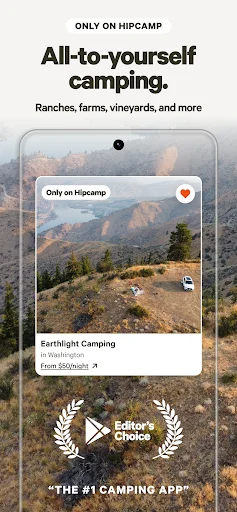 ดาวน์โหลด Hipcamp แอปจองที่พักแรมและลานกางเต็นท์ที่ดีที่สุด – จองง่ายผ่านมือถือ - Screenshot 3