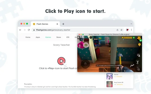 ดาวน์โหลด Flash Player for Chrome ล่าสุด – เล่นเกม Flash ฟรีบนเว็บ - Screenshot 3