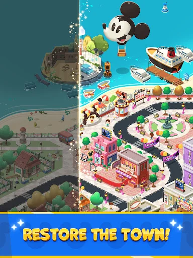 ดาวน์โหลด Disney Pop Town ล่าสุด – เกมจับคู่พัซเซิลแสนสนุกธีมดิสนีย์ฟรี - Screenshot 16