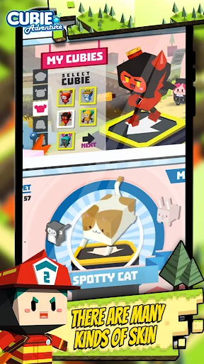 ดาวน์โหลด Cubie Adventure World ล่าสุด – เกมวิ่งผจญภัยสุดน่ารักเล่นฟรี - Screenshot 5