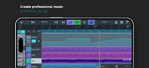 ดาวน์โหลด Cubasis 3 – สตูดิโอทำเพลงมืออาชีพบน Android ล่าสุด - Screenshot 1