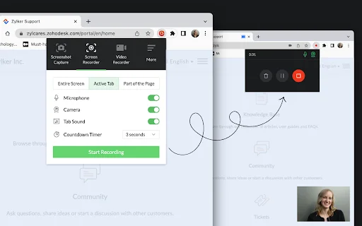 ดาวน์โหลด Zoho Annotator ฟรี – เครื่องมือจับภาพหน้าจอและบันทึกวิดีโอที่ดีที่สุด - Screenshot 3