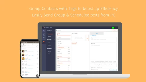 ดาวน์โหลด TexTory CRM ล่าสุด – จัดการ SMS และประวัติลูกค้าฟรี - Screenshot 11