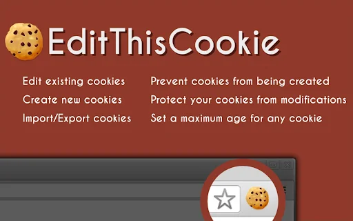 ดาวน์โหลด EditThisCookie (V3) ล่าสุด – จัดการคุกกี้เบราว์เซอร์ฟรี - Screenshot 2
