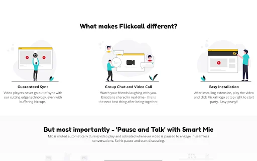 ดาวน์โหลด Flickcall: รับชม Netflix และซีรีส์ร่วมกันพร้อมวิดีโอคอล - Screenshot 4