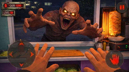 ดาวน์โหลด Horror Shawarma & Patience ล่าสุด – เกมทำชวาร์มาสุดระทึก ฟรี - Screenshot 3