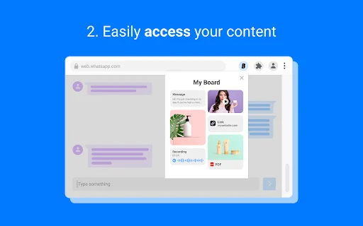 ดาวน์โหลด Boards ส่วนขยาย Chrome – จัดการคอนเทนต์ธุรกิจได้ในคลิกเดียว - Screenshot 3