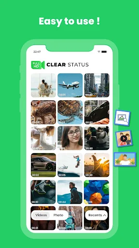 ดาวน์โหลด Clear Status ล่าสุด – อัปโหลดวิดีโอ WhatsApp คมชัดระดับ HD ฟรี - Screenshot 4