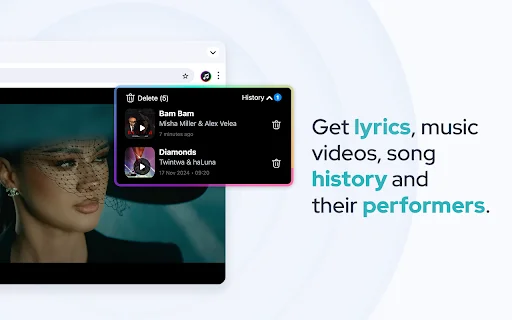 Music Identifier – ค้นหาชื่อเพลงจากเบราว์เซอร์ง่ายๆ ฟรี! - Screenshot 2